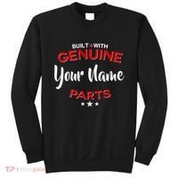 Personalize Built With Genuine Parts Custom Name Sweatshirt thumb 0