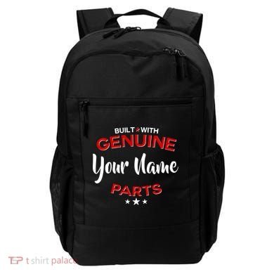 Personalize Built With Genuine Parts Custom Name Backpack