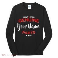 Personalize Built With Genuine Parts Custom Name Tall Long Sleeve Shirt thumb 0