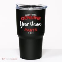 Personalize Built With Genuine Parts Custom Name Tumbler thumb 0