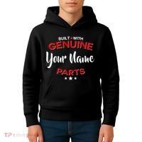 Personalize Built With Genuine Parts Custom Name Kids Hoodie thumb 4