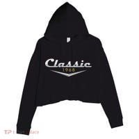 Personalize Classic Birthday Custom Year Crop Fleece Hoodie thumb 0