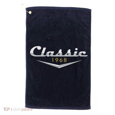 Personalize Classic Birthday Custom Year Golf Towel