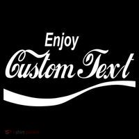 Personalize Enjoy Custom Text Name Spoof Logo Backpack thumb 2