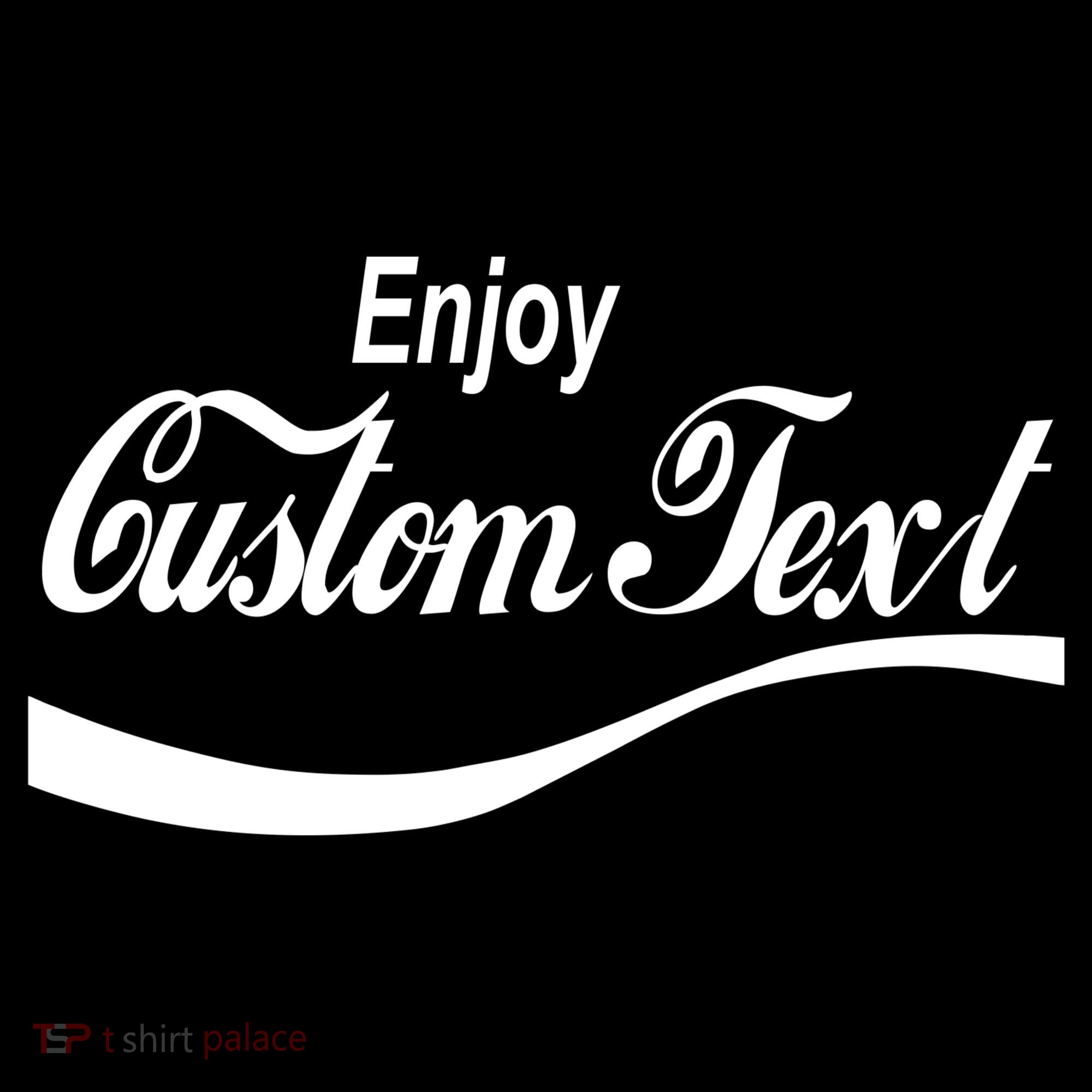 Personalize Enjoy Custom Text Name Spoof Logo Bucket Hat