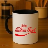 Personalize Enjoy Custom Text Name Spoof Logo Coffee Mug thumb 4