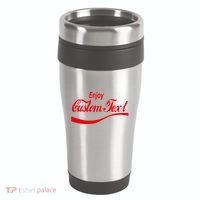 Personalize Enjoy Custom Text Name Spoof Logo 16oz Travel Tumbler thumb 0
