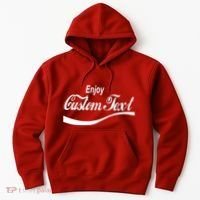 Personalize Enjoy Custom Text Name Spoof Logo Hoodie thumb 0