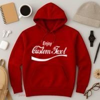Personalize Enjoy Custom Text Name Spoof Logo Hoodie thumb 3