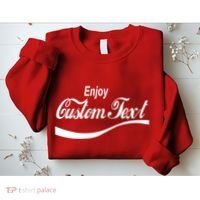 Personalize Enjoy Custom Text Name Spoof Logo Sweatshirt thumb 2