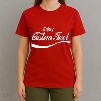 Personalize Enjoy Custom Text Name Spoof Logo T-Shirt thumb 4