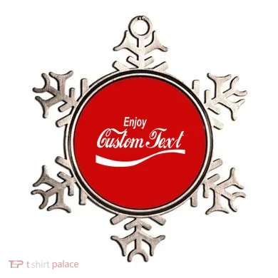 Personalize Enjoy Custom Text Name Spoof Logo Ornament