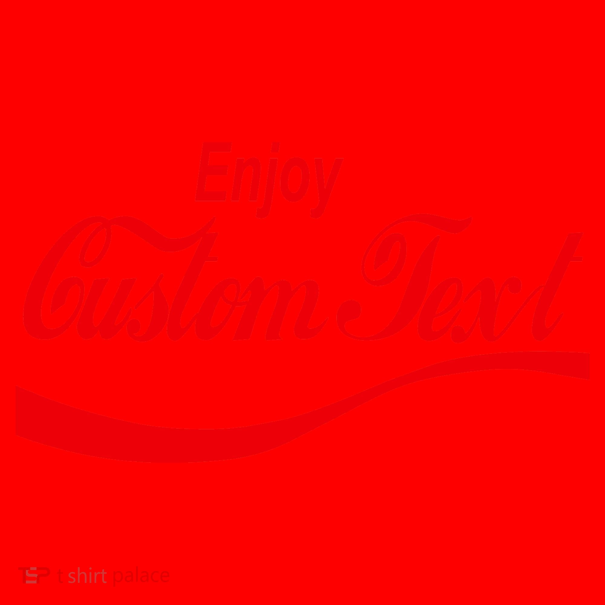 Personalize Enjoy Custom Text Name Spoof Logo Santa Hat