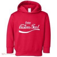 Personalize Enjoy Custom Text Name Spoof Logo Toddler Hoodie thumb 0