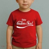 Personalize Enjoy Custom Text Name Spoof Logo Toddler T-Shirt thumb 2