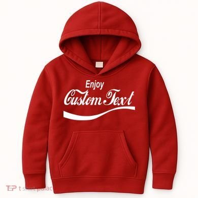 Personalize Enjoy Custom Text Name Spoof Logo Kids Hoodie