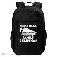 Personalize Family Christmas Custom Backpack thumb 0