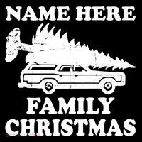 Personalize Family Christmas Custom Backpack thumb 2