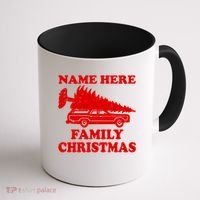 Personalize Family Christmas Custom Coffee Mug thumb 1