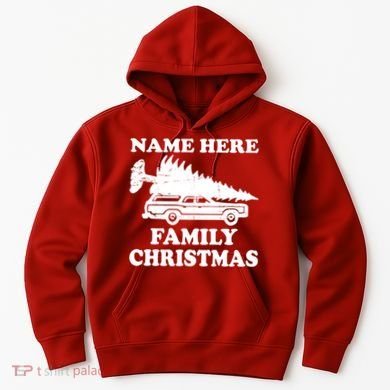 Personalize Family Christmas Custom Hoodie