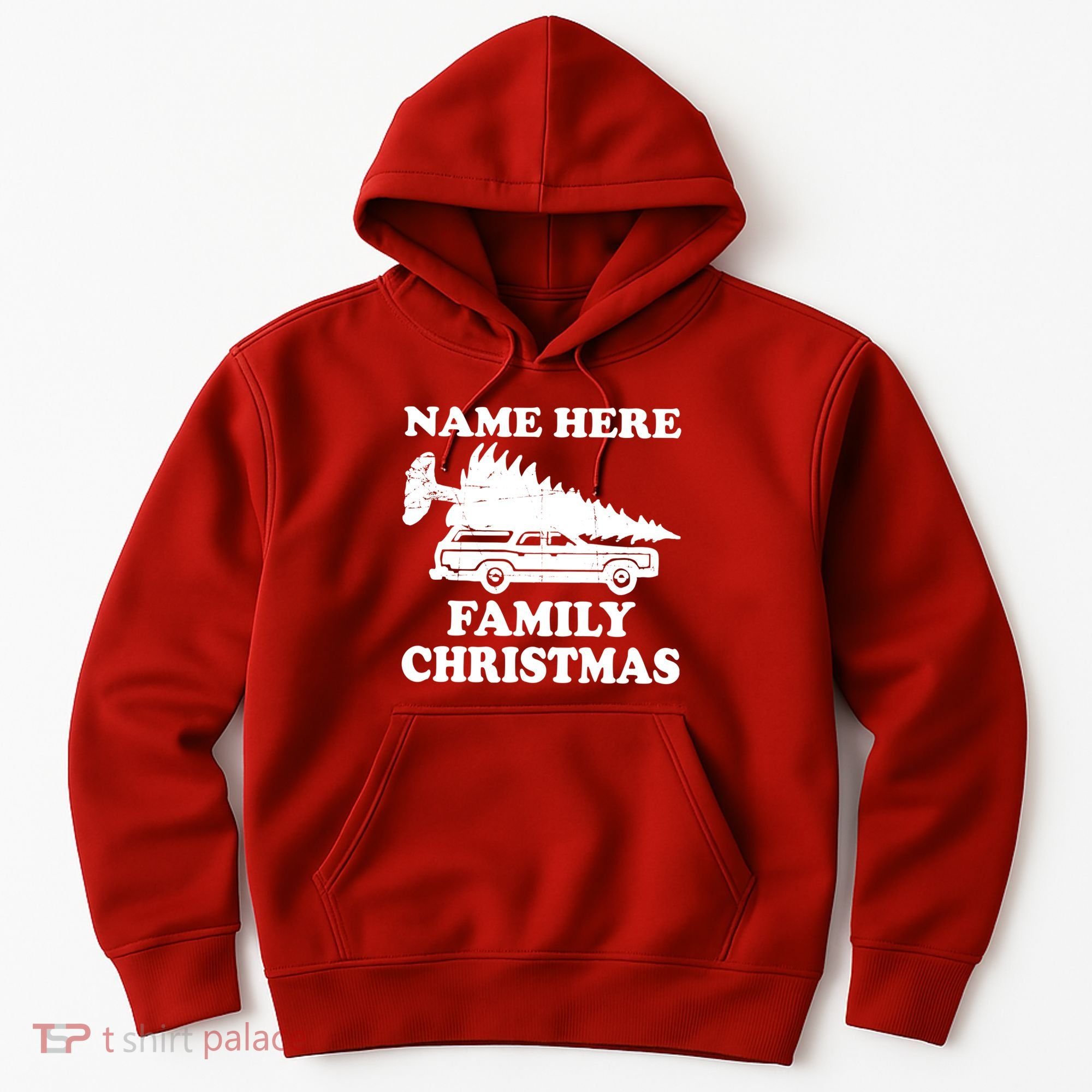 Personalize Family Christmas Custom Hoodie