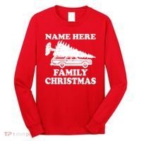 Personalize Family Christmas Custom Long Sleeve Shirt thumb 0