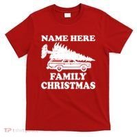 Personalize Family Christmas Custom T-Shirt thumb 0