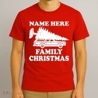 Personalize Family Christmas Custom T-Shirt thumb 3