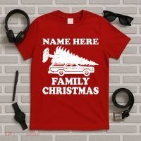 Personalize Family Christmas Custom T-Shirt thumb 5