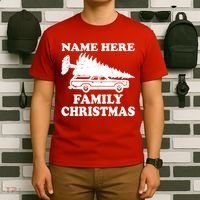 Personalize Family Christmas Custom T-Shirt thumb 6