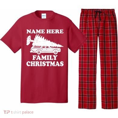 Personalize Family Christmas Custom Pajama Set