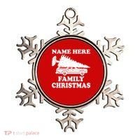 Personalize Family Christmas Custom Ornament thumb 0