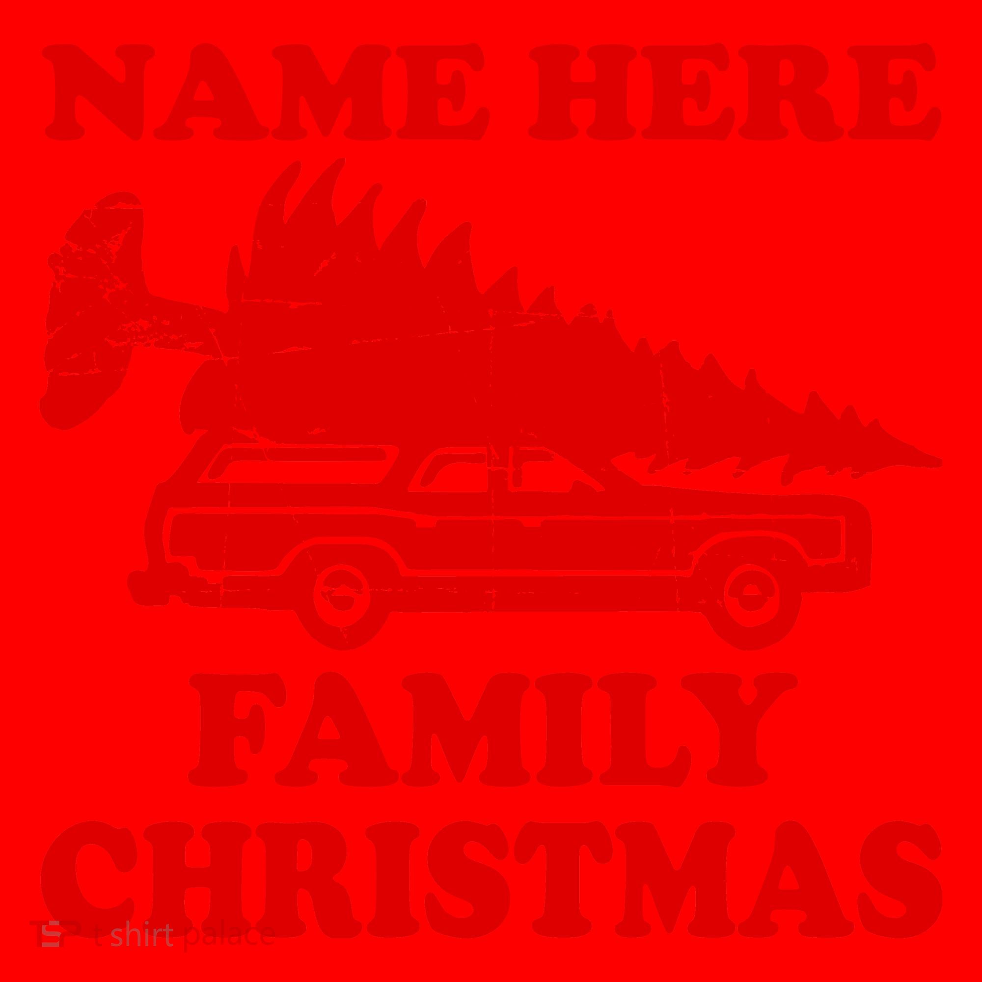 Personalize Family Christmas Custom Santa Hat