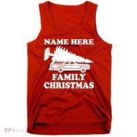 Personalize Family Christmas Custom Tank Top thumb 0