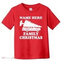 Personalize Family Christmas Custom Toddler T-Shirt thumb 0