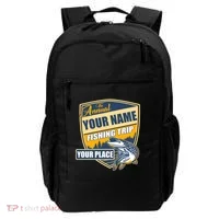 Personalize Fishing Trip Custom Backpack thumb 0