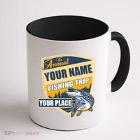 Personalize Fishing Trip Custom Coffee Mug thumb 1