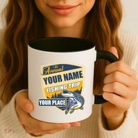 Personalize Fishing Trip Custom Coffee Mug thumb 3