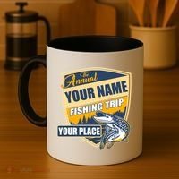 Personalize Fishing Trip Custom Coffee Mug thumb 4