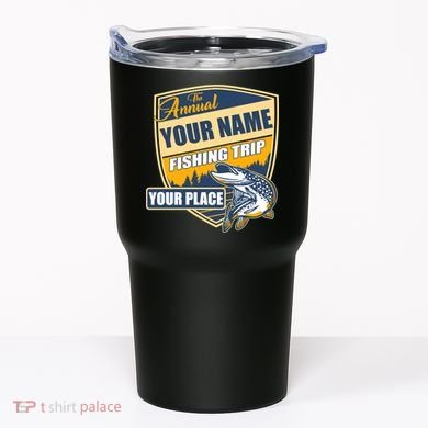 Personalize Fishing Trip Custom Tumbler