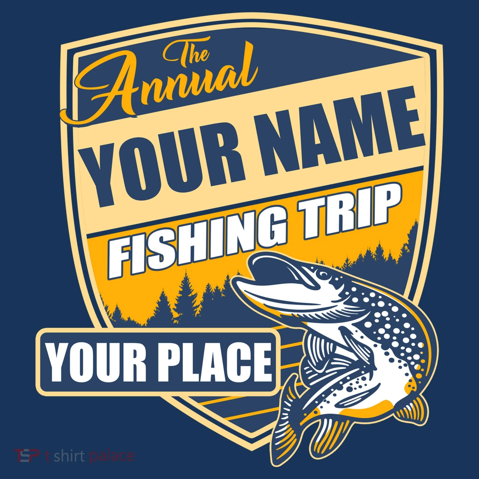 Personalize Fishing Trip Custom Women's Sweatshirt