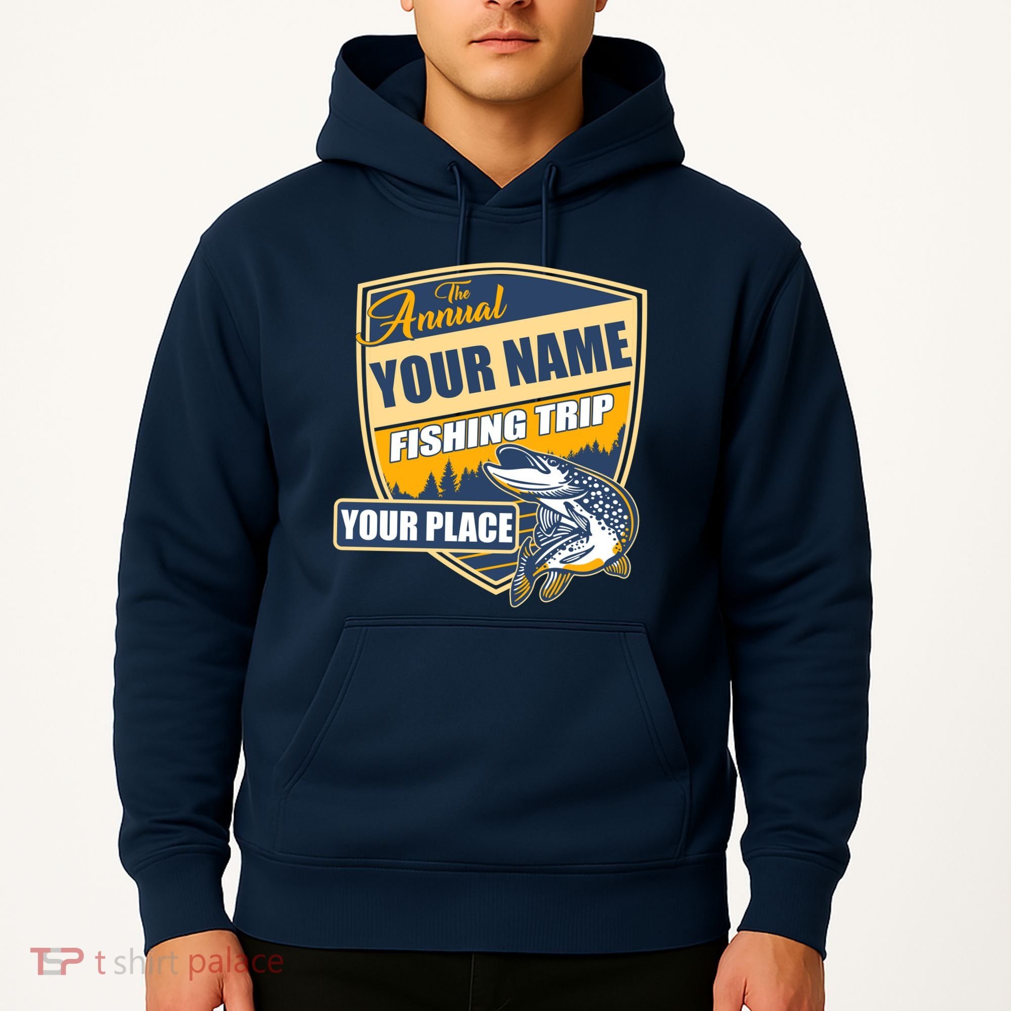 Personalize Fishing Trip Custom Hoodie