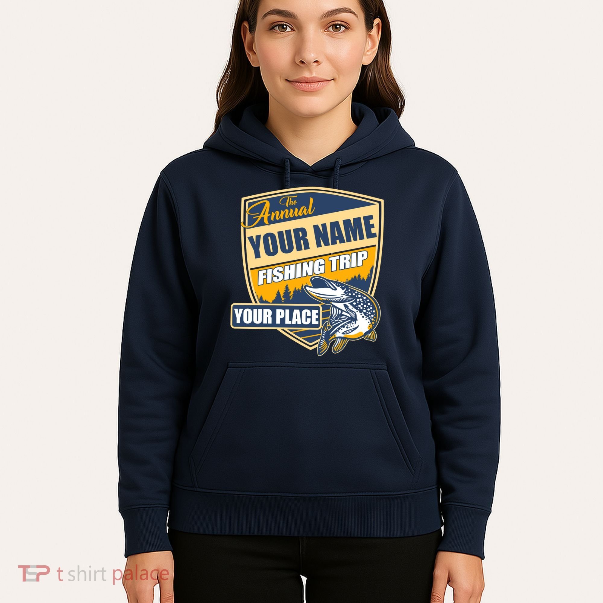 Personalize Fishing Trip Custom Hoodie