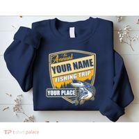Personalize Fishing Trip Custom Sweatshirt thumb 2
