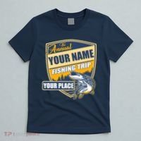 Personalize Fishing Trip Custom T-Shirt thumb 5