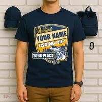 Personalize Fishing Trip Custom T-Shirt thumb 6