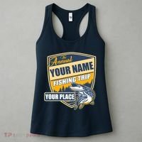 Personalize Fishing Trip Custom Women's Tank Top thumb 3