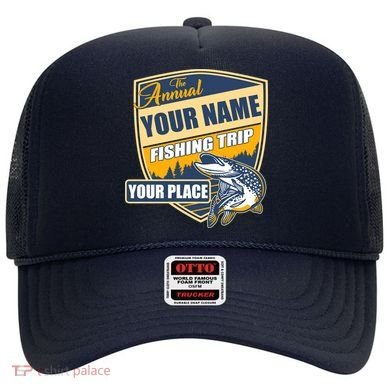 Personalize Fishing Trip Custom Hat