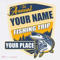 Personalize Fishing Trip Custom Comfort Colors Garment-Dyed Hooded Sweatshirt thumb 2
