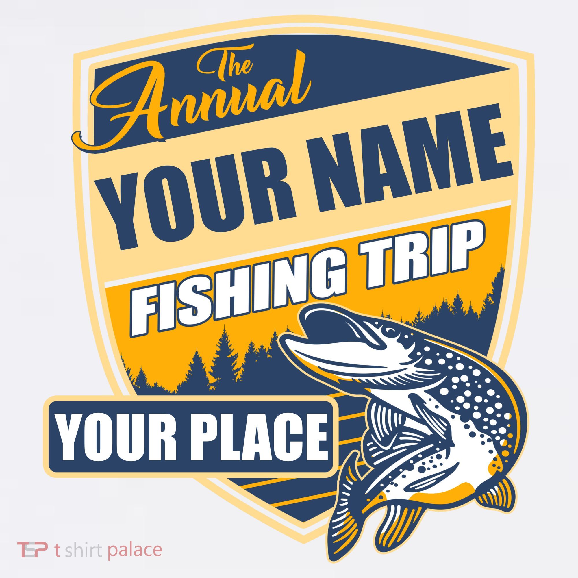 Personalize Fishing Trip Custom Comfort Colors Garment-Dyed Hooded Sweatshirt